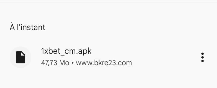 fichier apk telechargé