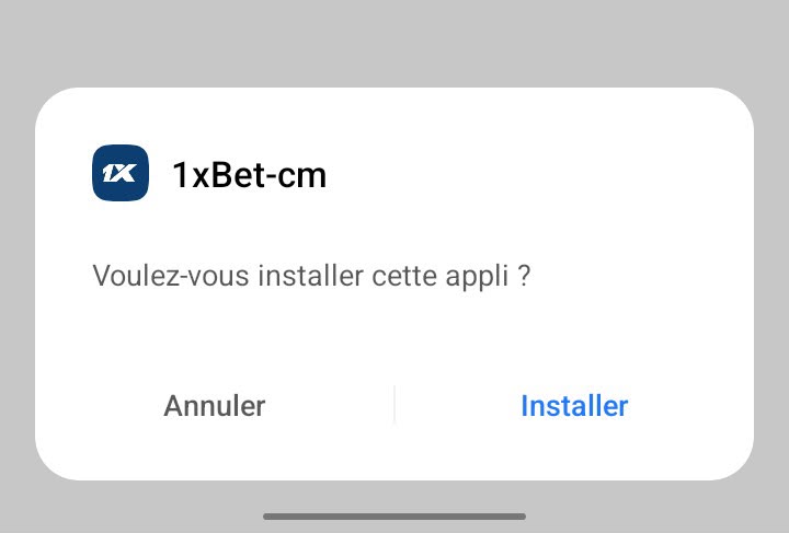 installer 1xbet